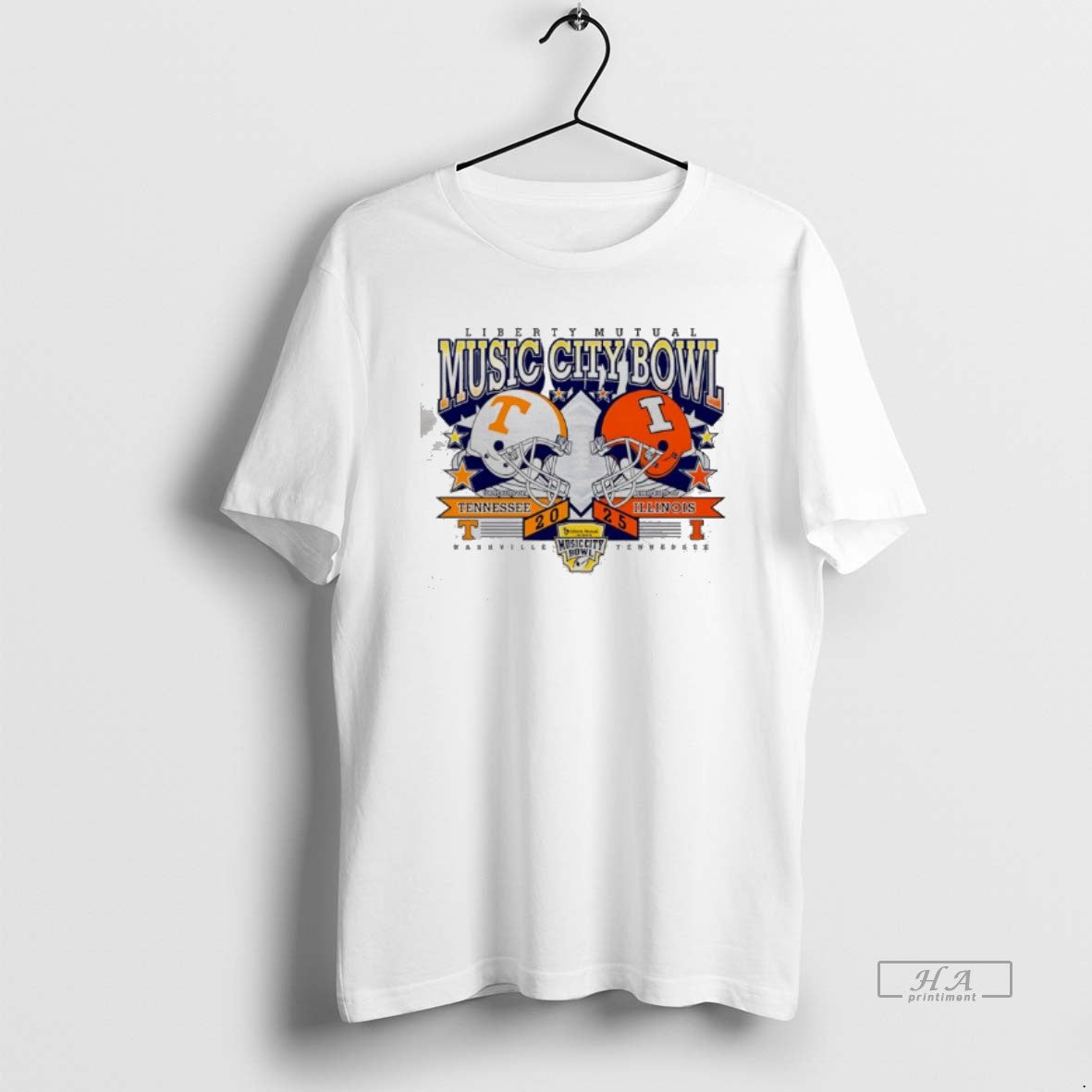 Official Tennessee Volunteers Vs Illinois Fighting Illini Liberty Mutual Music City Bowl 2025