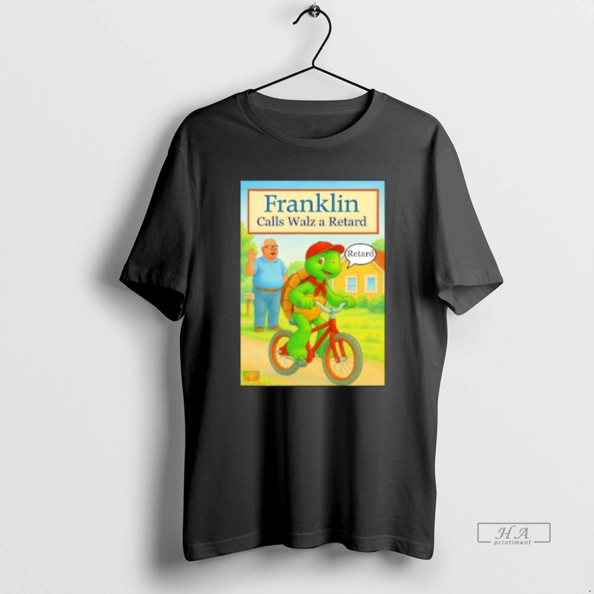 Official Turtle Franklin Calls Walz A Retard Pete Hegseth Meme