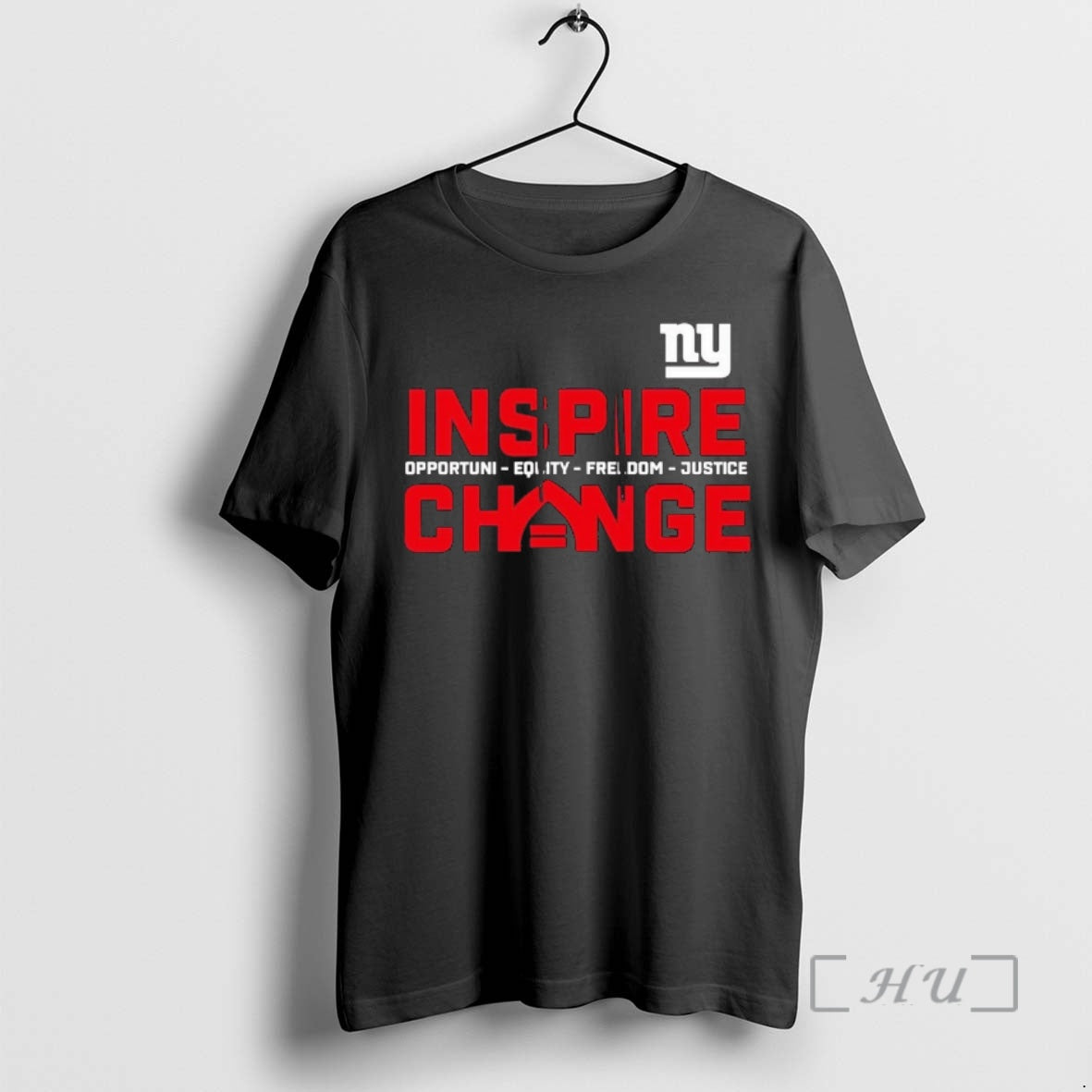 Officials 2025 New York Giants Inspire Change Opportunity Equity Freedom Justice Premium T Shirts Sweater