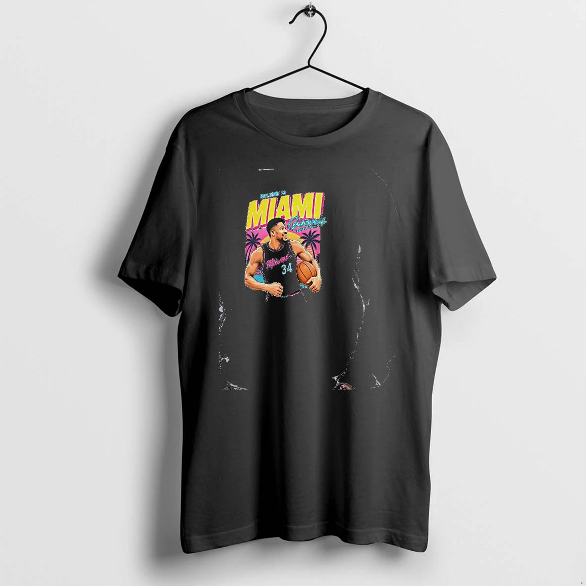 Officials Welcome To Miami Giannis Heat Vice South Beach Premium T Shirt