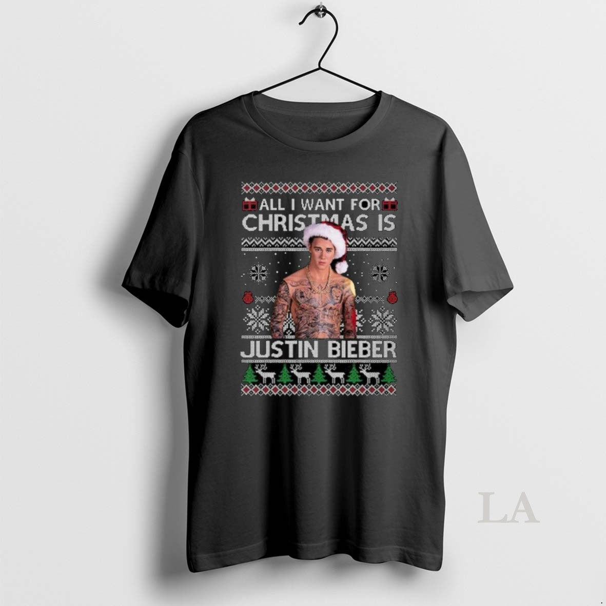 Original All I Want For Christmas Is Justin Bieber Ugly Christmas