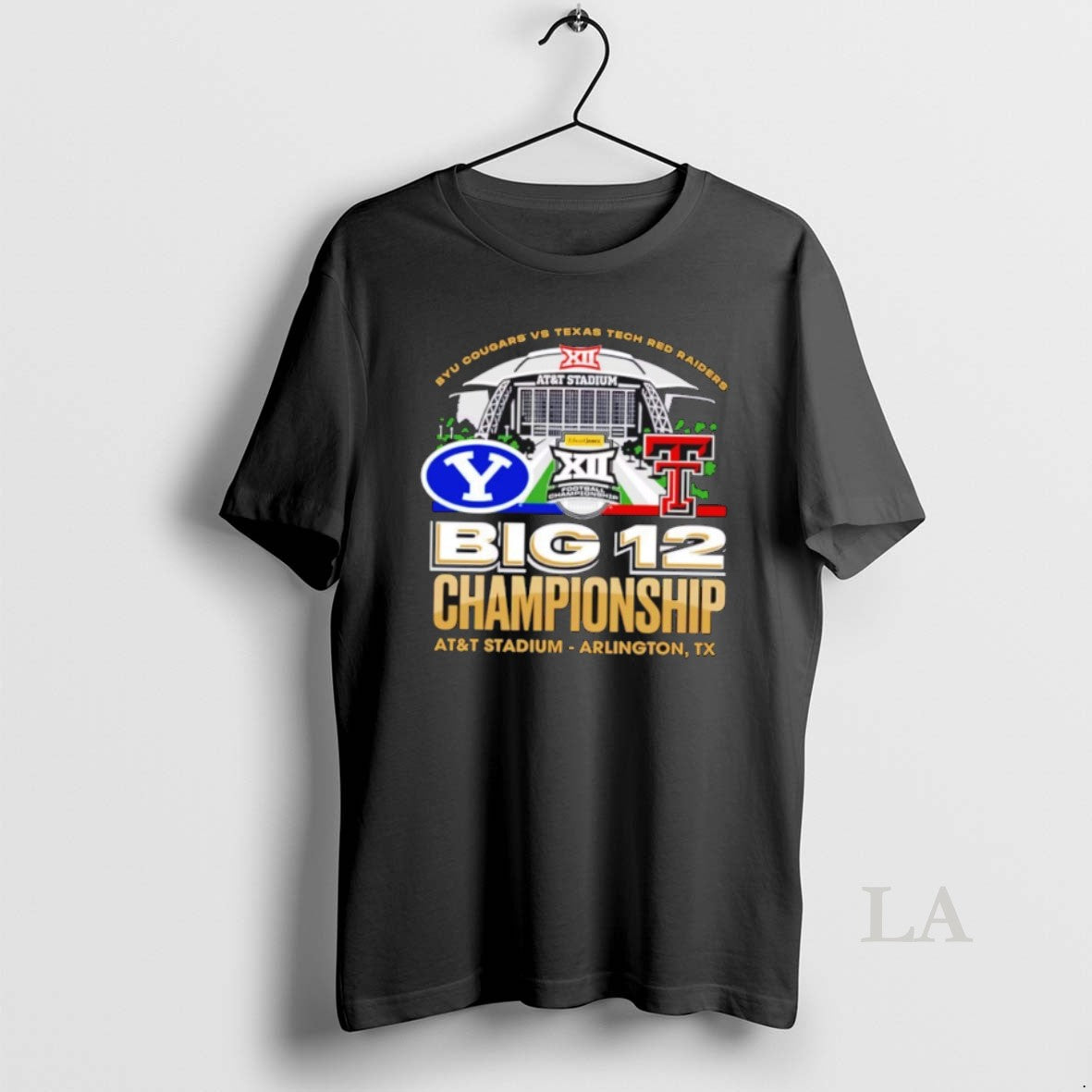 Original Byu Cougars Vs Texas Tech Red Raiders 2025 Big 12 Football Championship Stadium