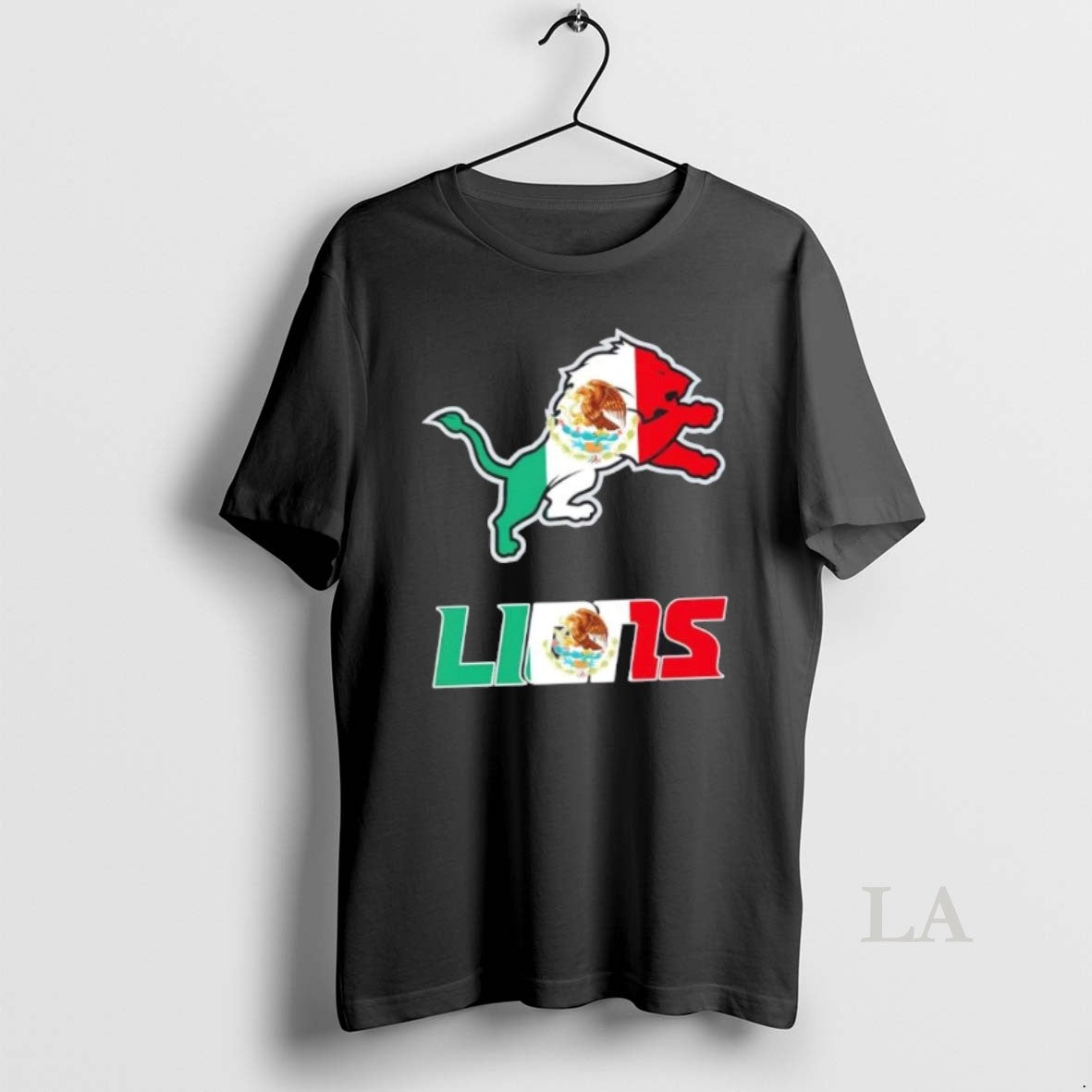 Original Detroit Lions Football X Mexican Flag