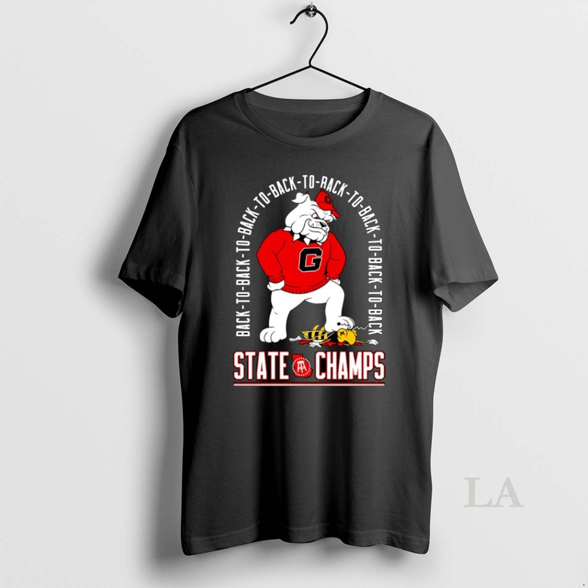 Original Georgia Bulldogs Back To Back To Back State Champs Mascot