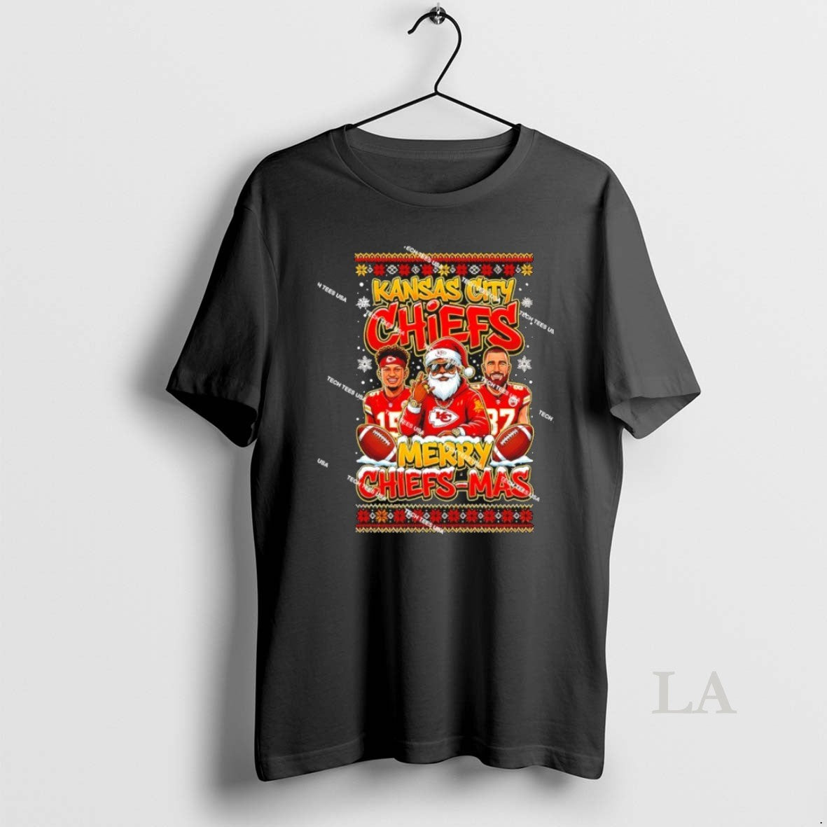 Original Kansas City Chiefs Football Merry Chiefs Mas Christmas Holiday