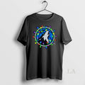 Original Minnesota Timberwolves Logo Lights Merry Christmas