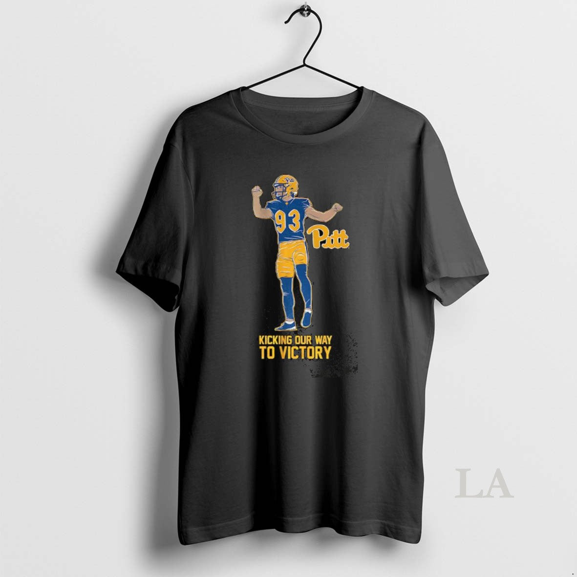 Original Trey Butkowski Pittsburgh Panthers Football Kicking Our Way To Victory Pose