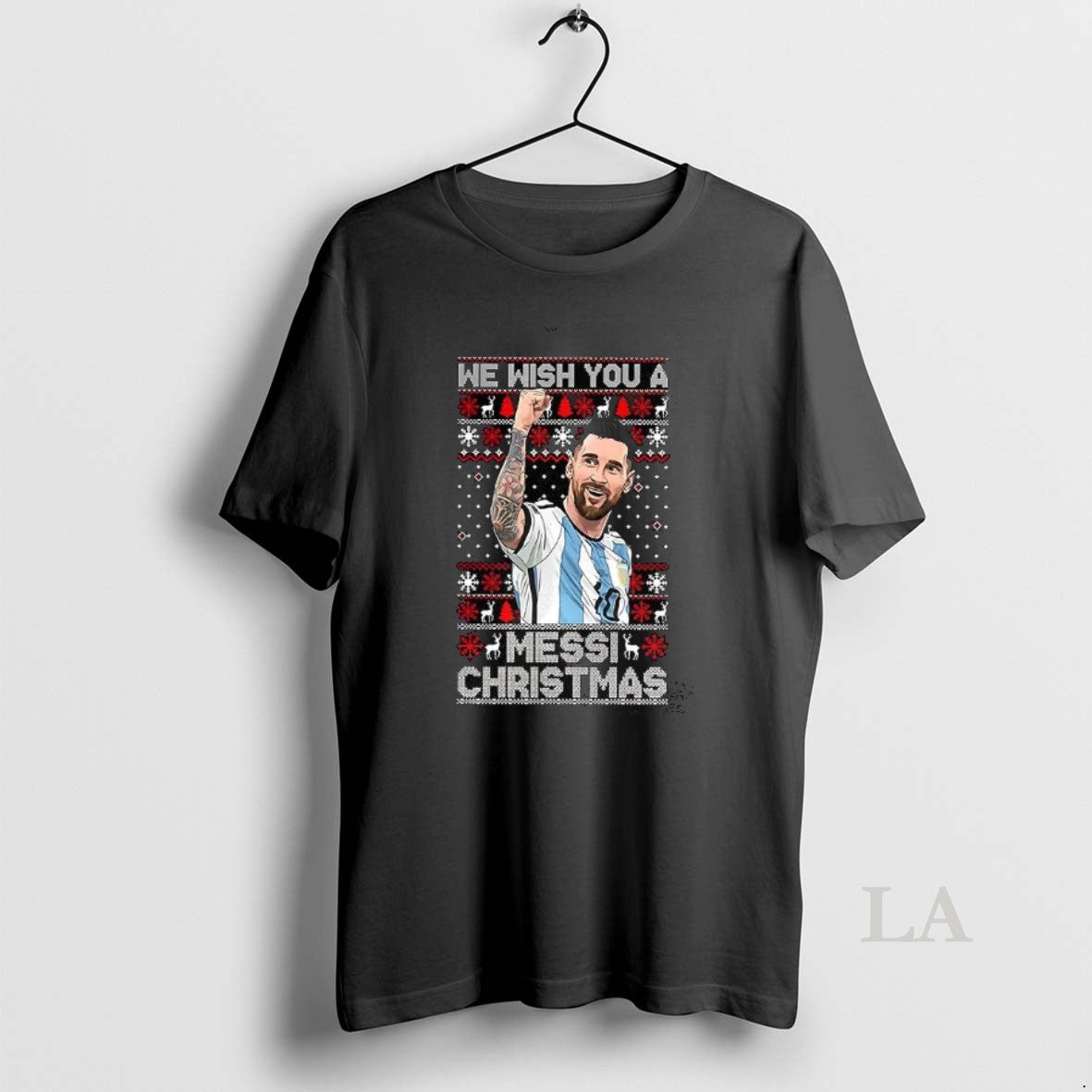 Original We Wish You A Messi Christmas Goat Number 10 Ugly Xmas