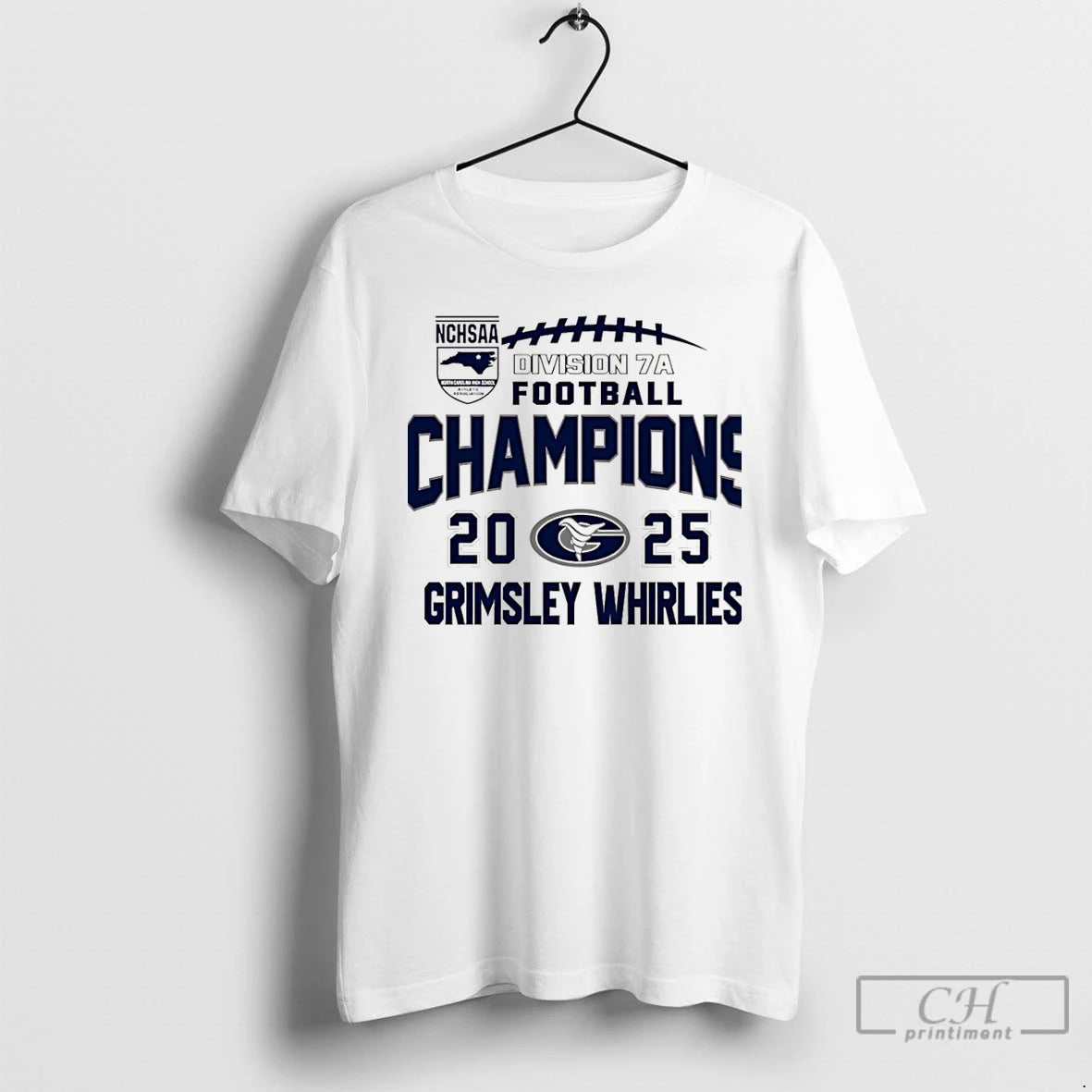 Premium Grimsley Whirlies 2025 Nchsaa Division 7a Football Champions Christmas