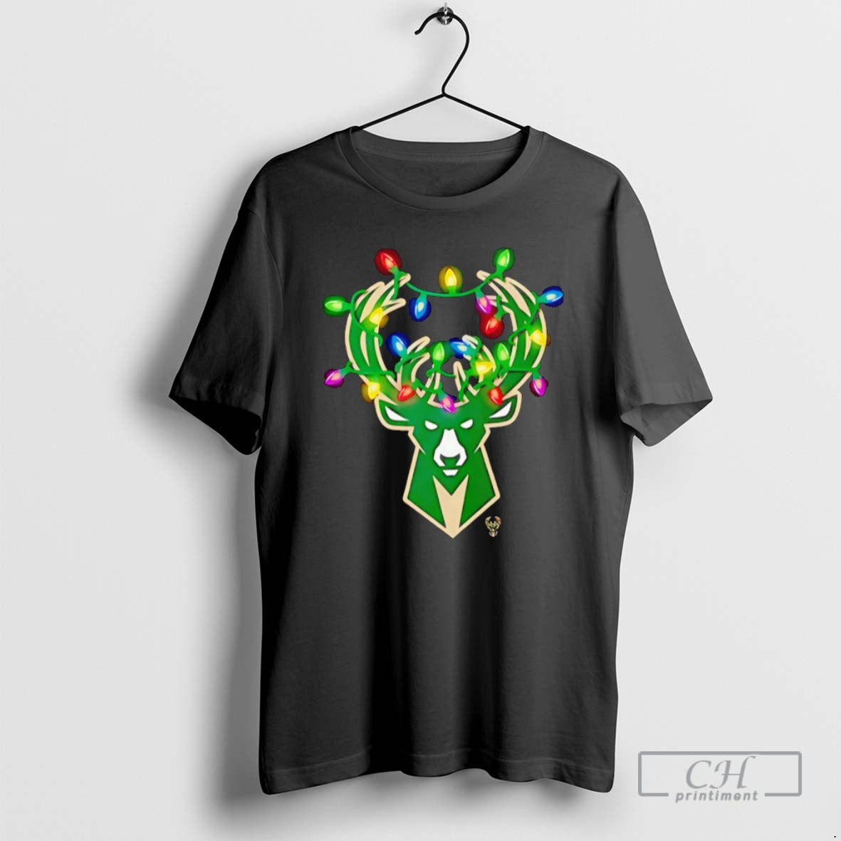 Premium Milwaukee Bucks Logo Lights Merry Christmas Shirt Sweater