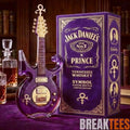 Prince Purple Music Legend Guitar-Shaped Commemorative Whiskey Bottle