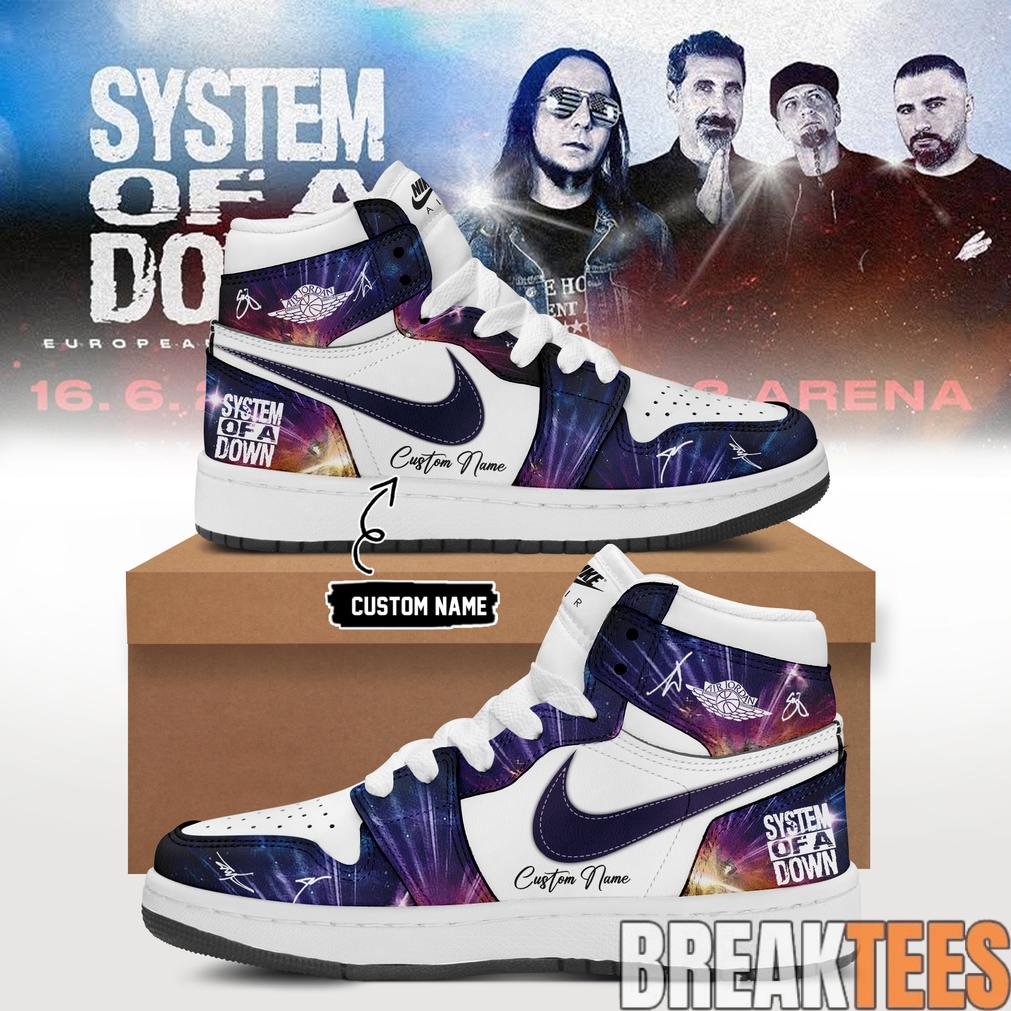 System of a Down “Europe-UK Stadium Tour 2026” Signature AJ1 Shoes