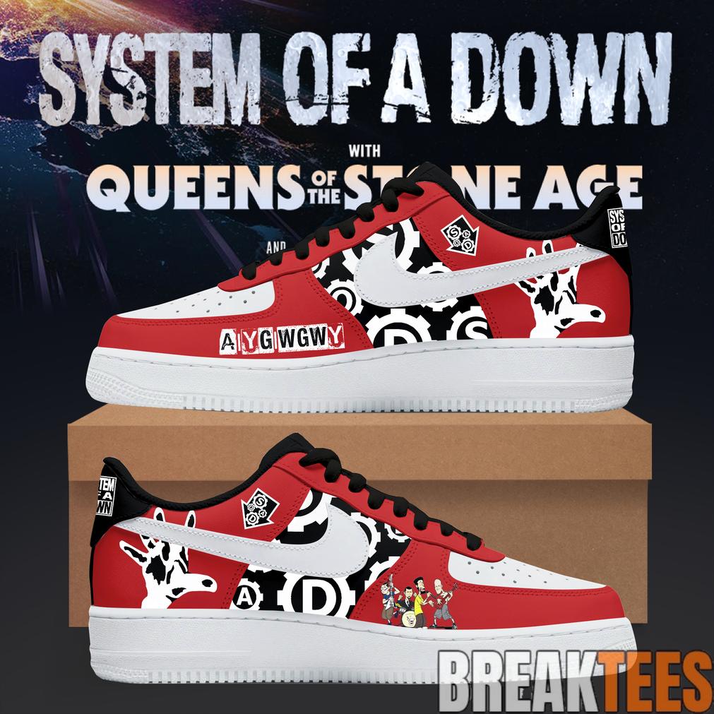 System of a Down WAKE UP Custom Air Force 1 Shoes