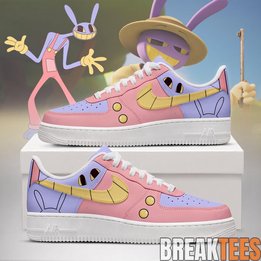 The Amazing Digital Circus Jax Design Special AF1 Shoes