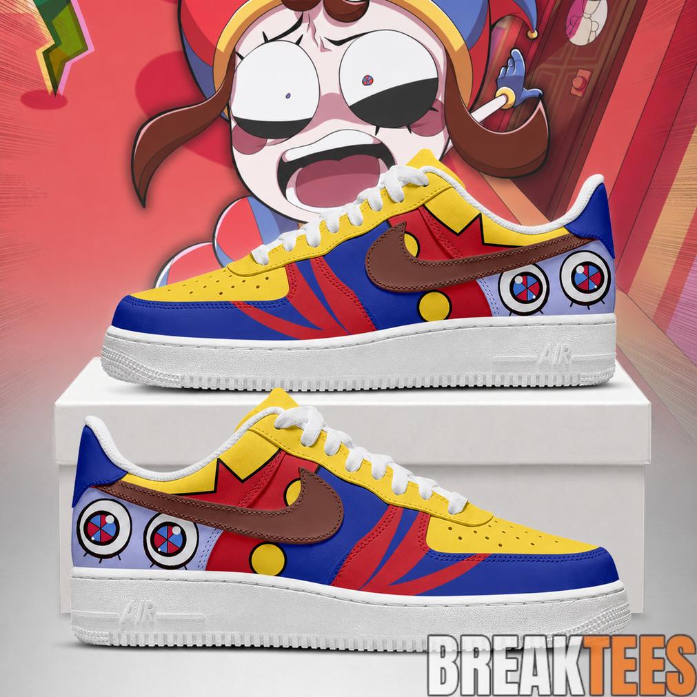 The Amazing Digital Circus Pomni Design Special AF1 Shoes
