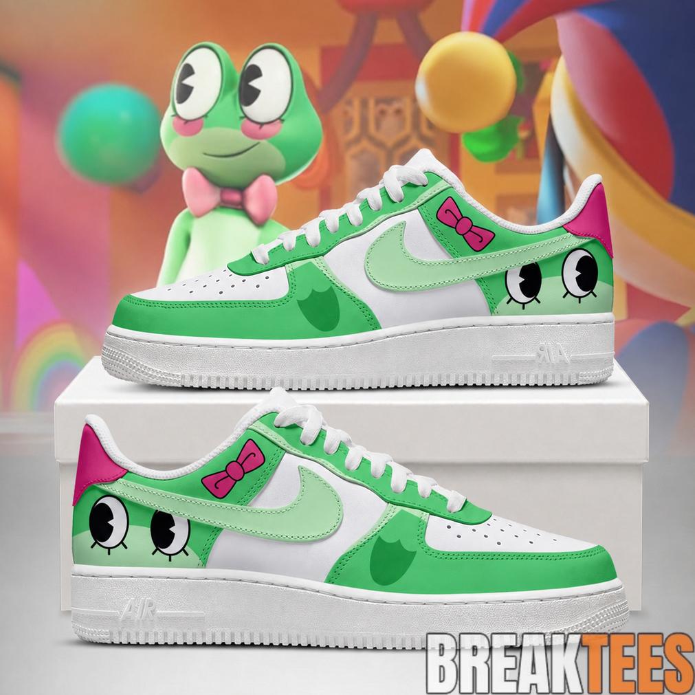 The Amazing Digital Circus Ribbit Design Special AF1 Shoes