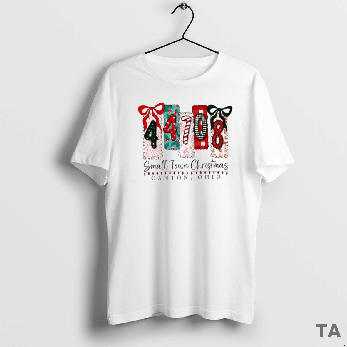 Top 44708 Small Town Christmas Canton Ohio T Shirt Sweater