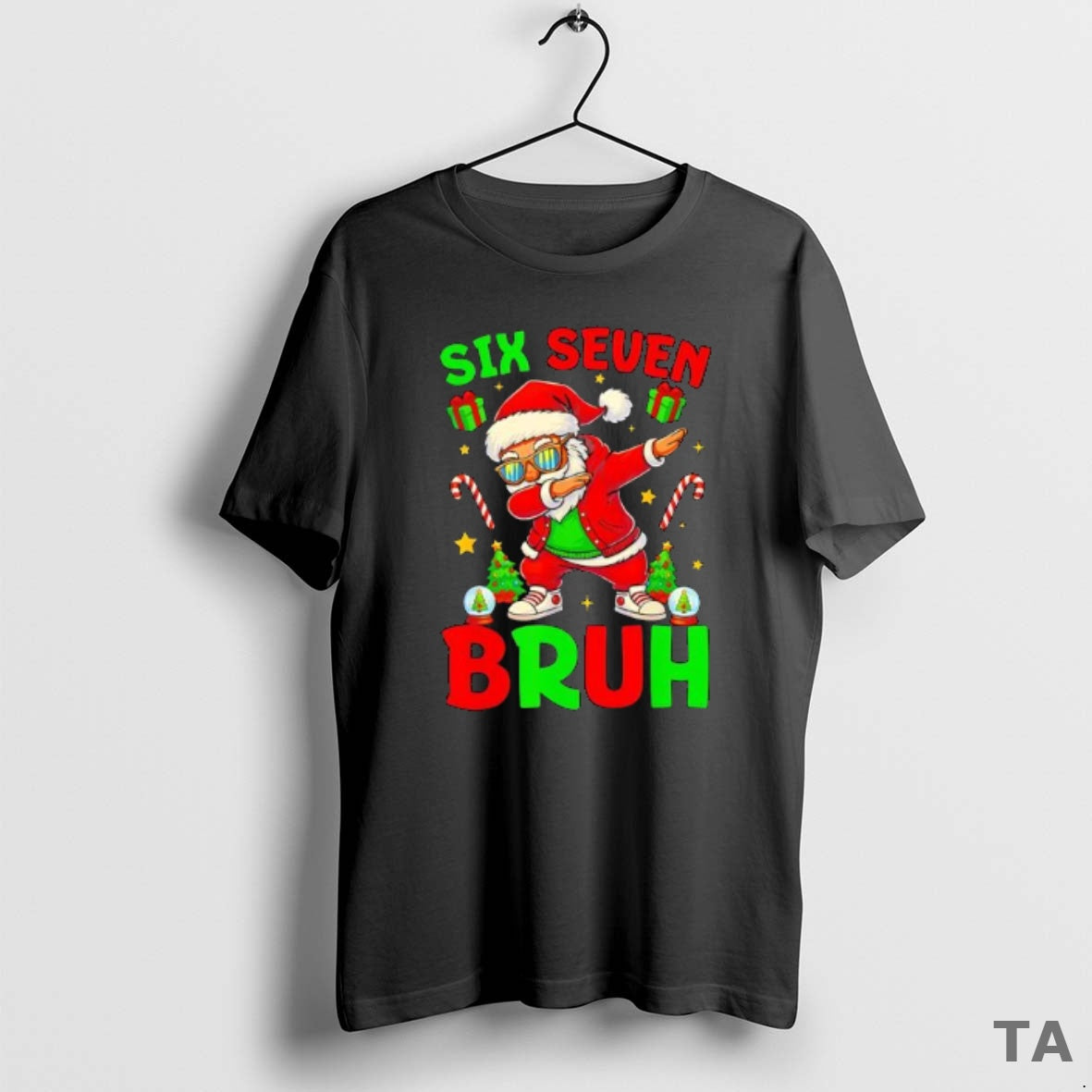 Top Claus Posing Dab 67 Six Seven Bruh Christmas Santa 6 7 Meme