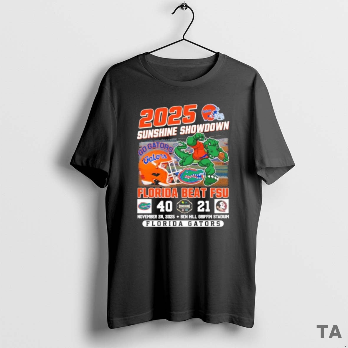 Top Florida Gators Beat Fsu 2025 Sunshine Showdown Champions 40 21 Score T Shirt Sweater