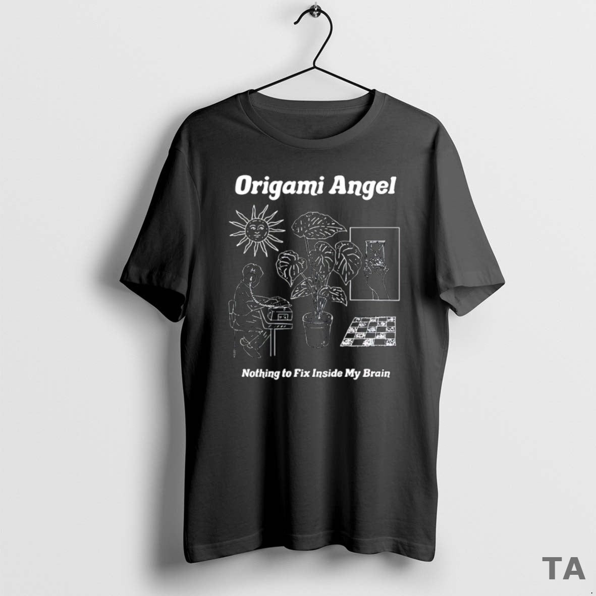 Top Origami Angel Nothing To Fix Inside My Brain T Shirt Sweater