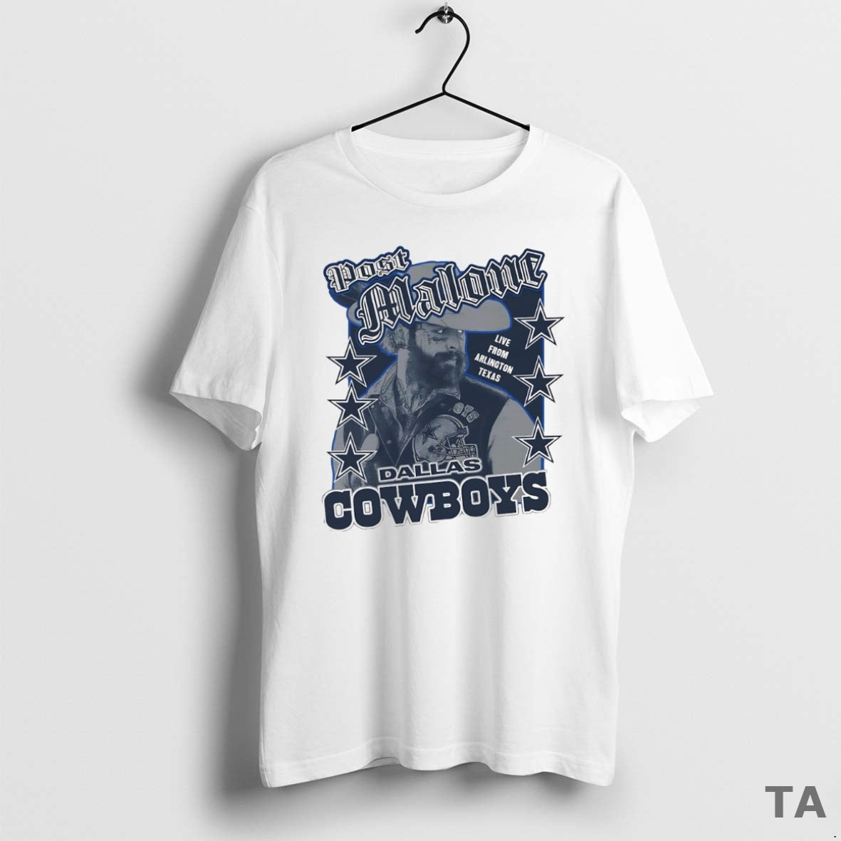 Top Post Malone Dallas Cowboys T Shirt Sweater