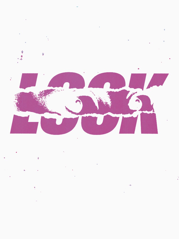 Bold & Stylish "LOOK" Typography Design – Eye-Catching Minimalist Aesthetic by Colorful-Garden