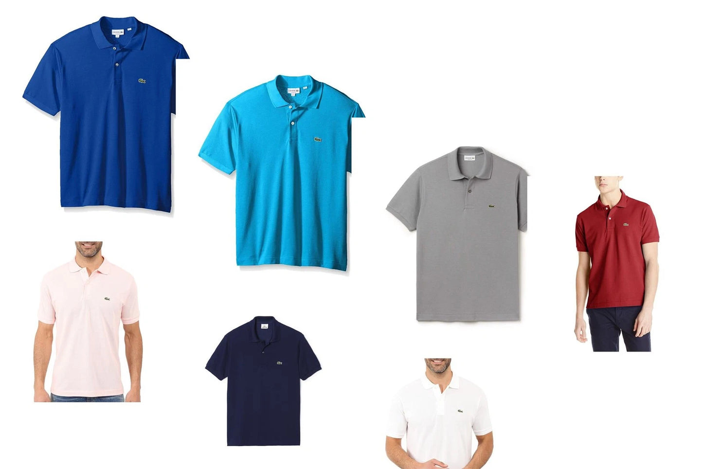 Lacoste Men's 100% Cotton Regular Fit Classic Polo T-Shirt Short Sleeve NEW Tee