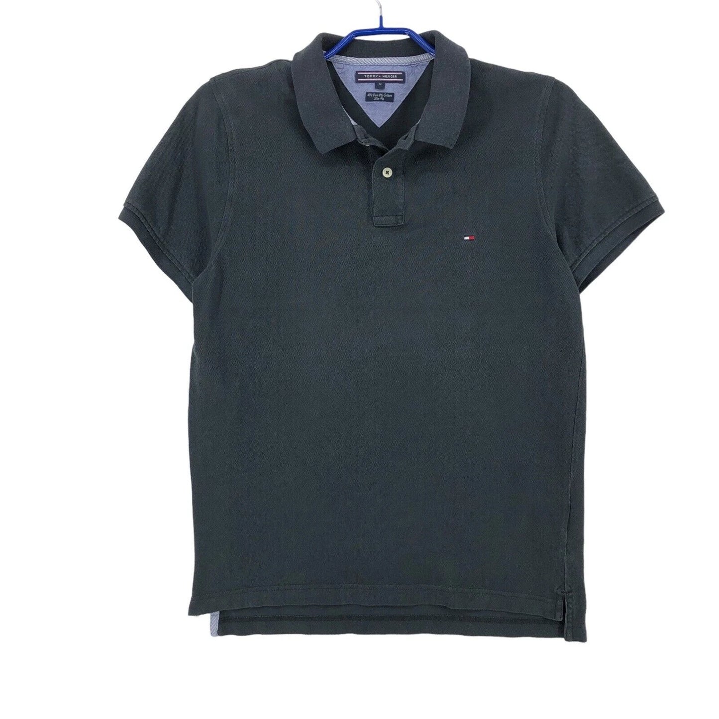 TOMMY HILFIGER Polo T-Shirt Slim Fit Two Layers Size M