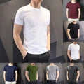 Short Sleeve Round Neck Slim Fit Men T-Shirt Designed for Comfort and Movement