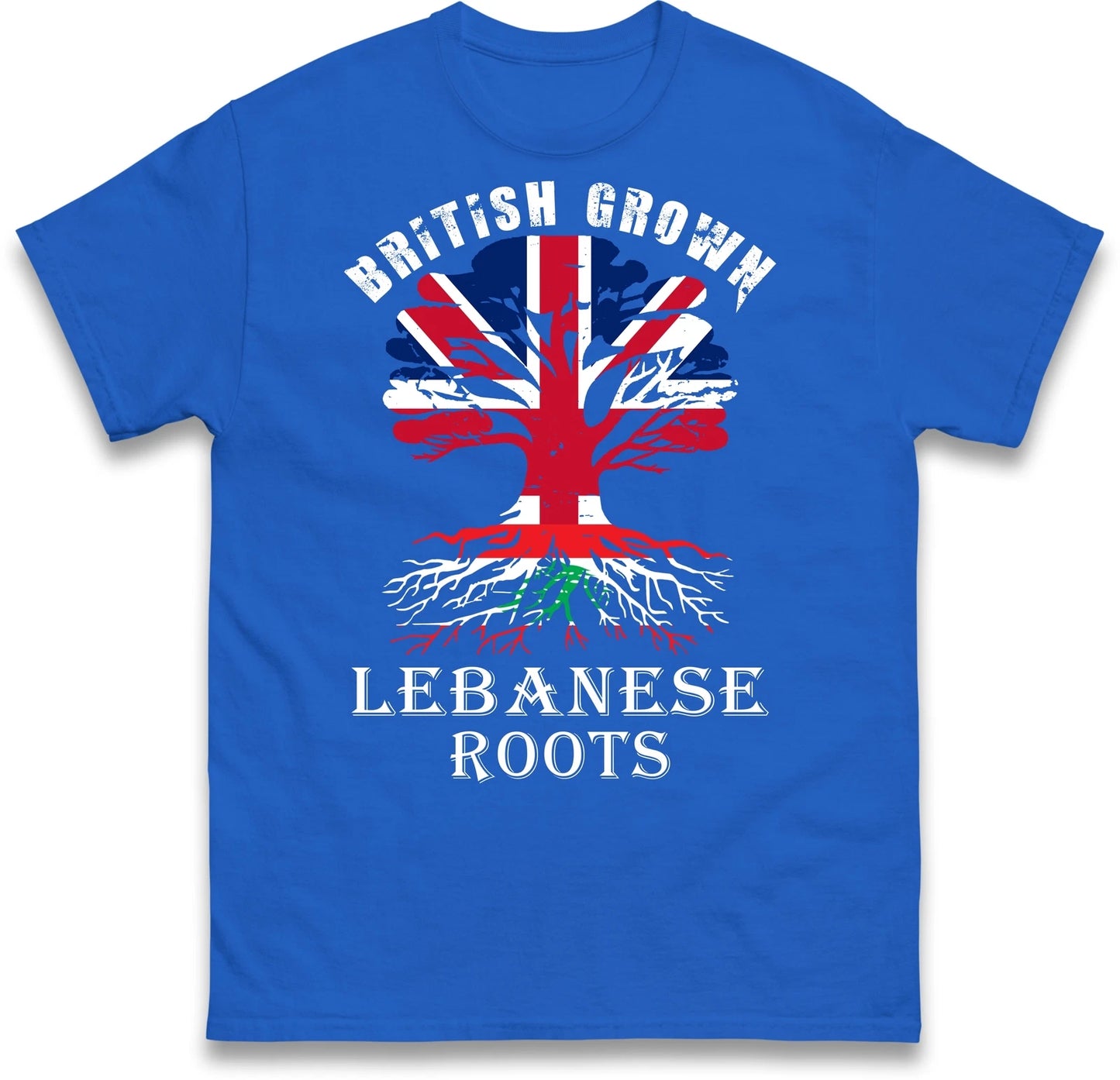 Great Britain T-Shirt, Lebanese Roots T-Shirt, Patriot TShirt, British Grown Tee