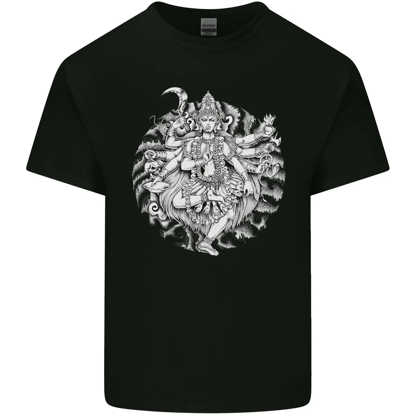 Goddess Shiva Hindu God Hinduism Religion Mens Cotton T-Shirt Tee Top