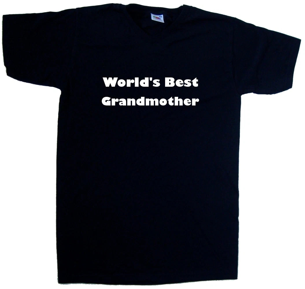 World's Best Grandmother V-Neck T-Shirt