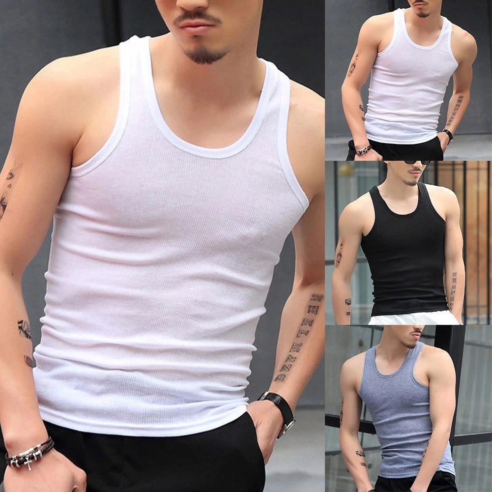 Fashionable Tank Tops Breathable Elastic Fitness Gym Pullovers Sleeveless