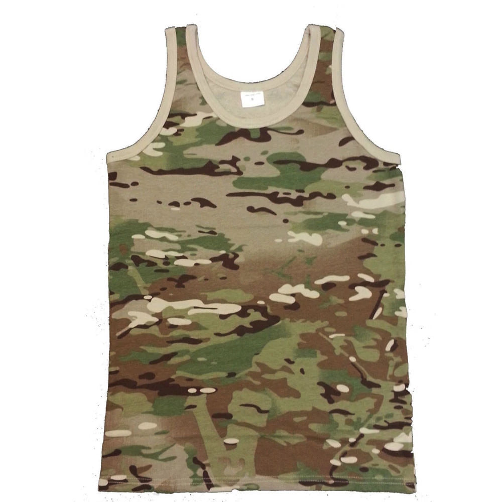 ARMY VEST COMBAT MEN TANK TOP MILITARY MULTICAM MTP FANCY DRESS SLEEVELESS CAMO