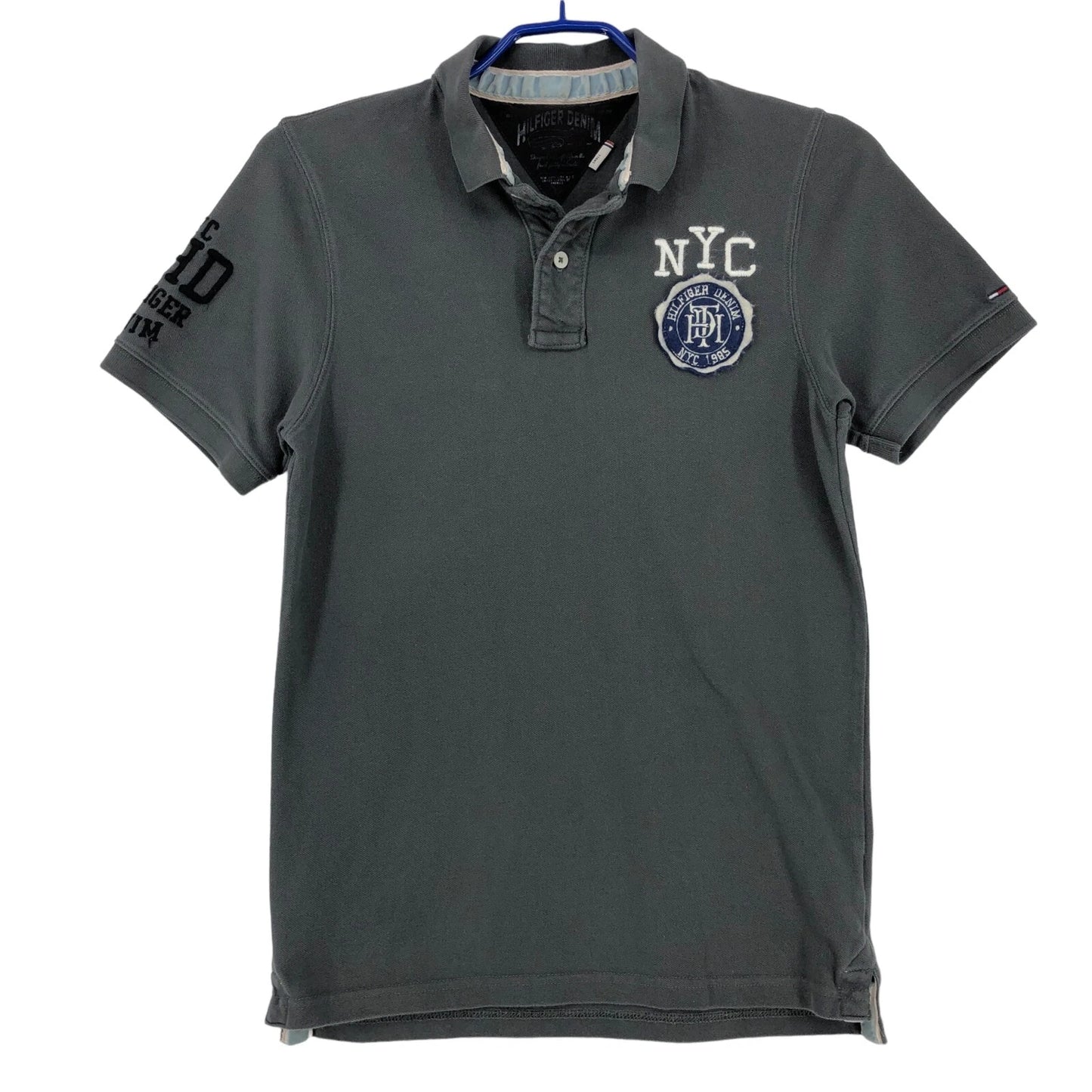 TOMMY HILFIGER Men Slim Fit Polo Neck T-Shirt Size S