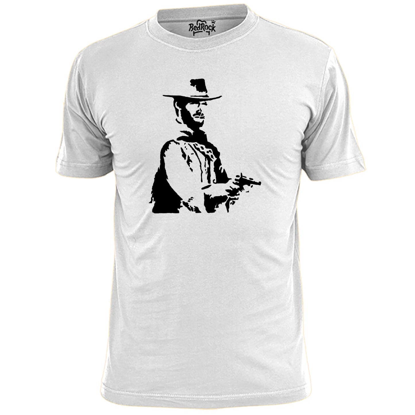 Mens Man With No Name (v3) Western Inspired T Shirt Clint Eastwood