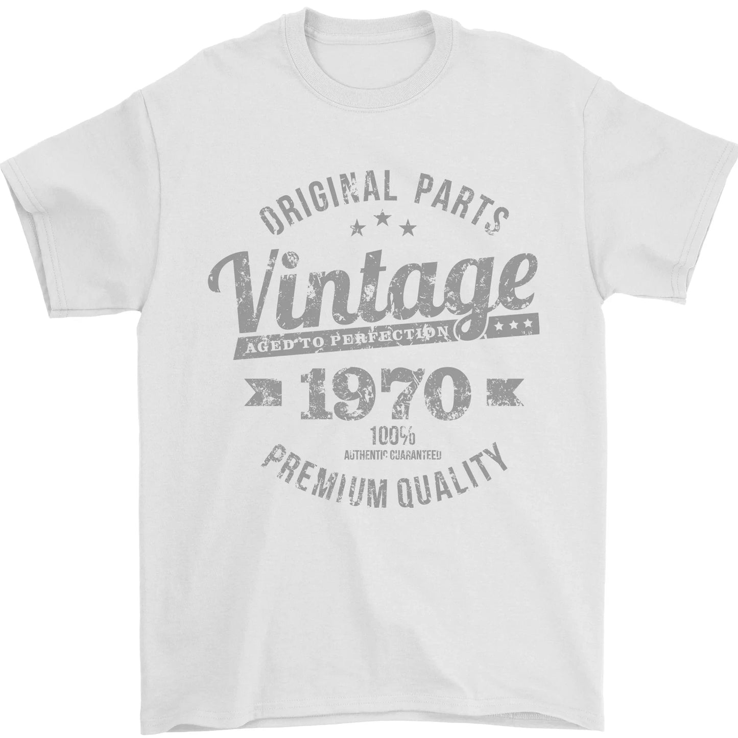 Vintage Year 56th Birthday 1970 Mens T-Shirt 100% Cotton
