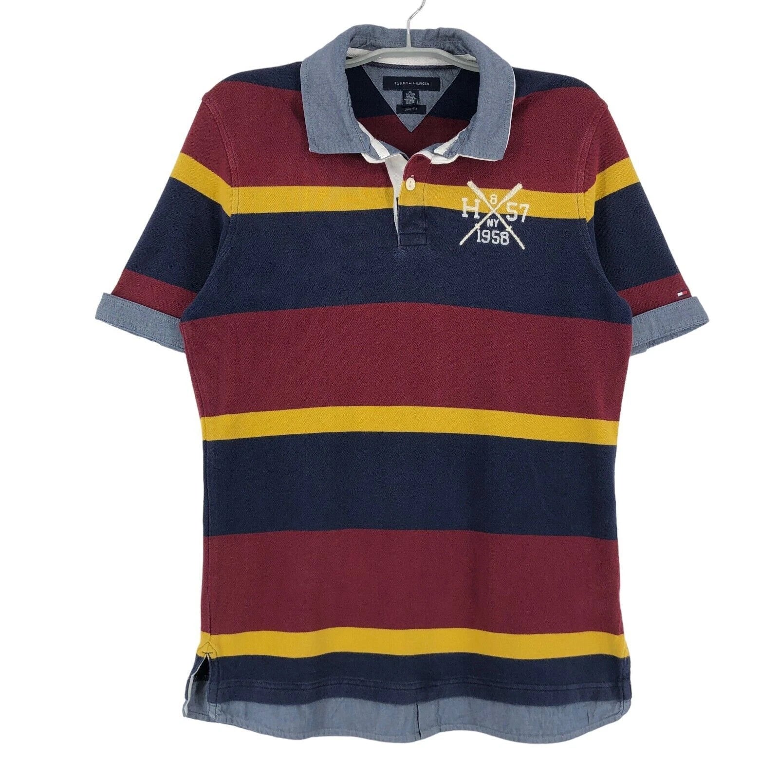 Tommy Hilfiger men's slim fit polo t-shirt size XL