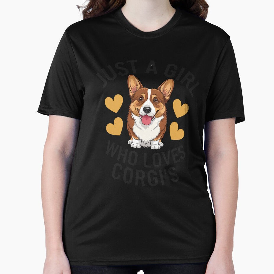 Just A Girl Who Loves Corgis - Heart Design by Peter Stawicki