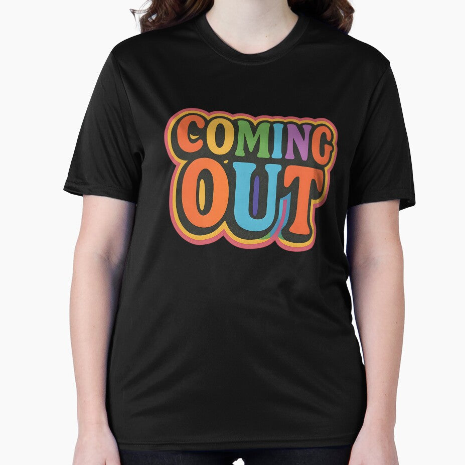 Coming Out – Bold Rainbow Typography by Haus Of Sin