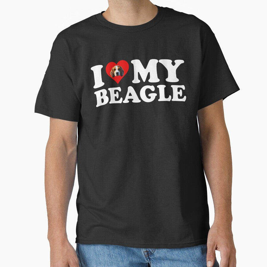 I Love My Beagle by Cat Lady Designs