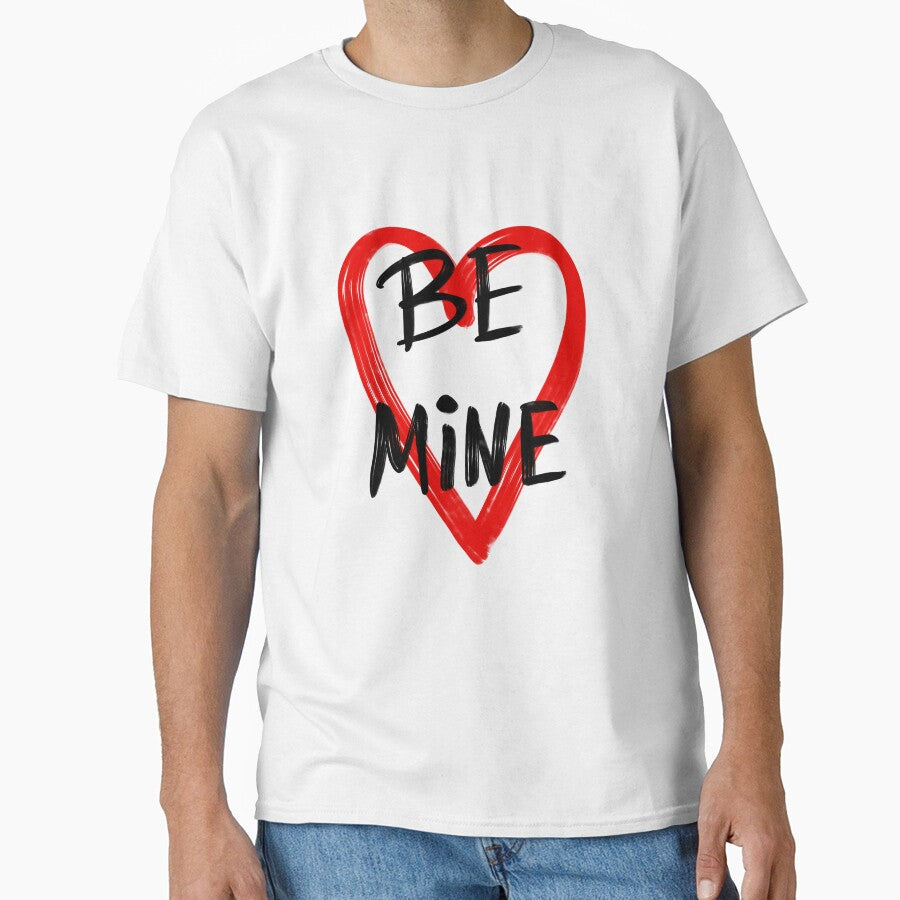 Be Mine Bold Lettering Heart by shpolka
