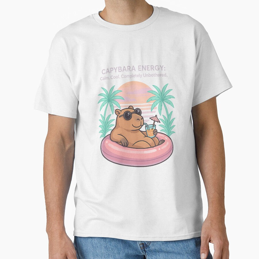 Capybara Energy – Chill Cartoon Design for Calm People by VibeSnax