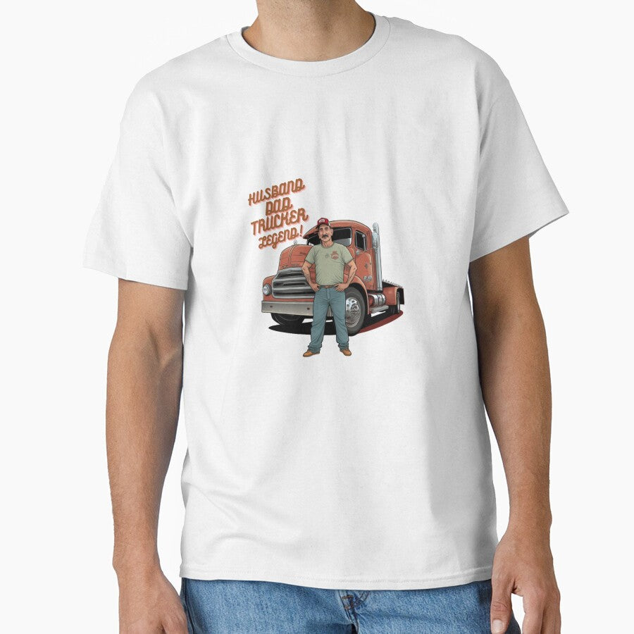 Husband Dad Trucker Legend by Robo-toons