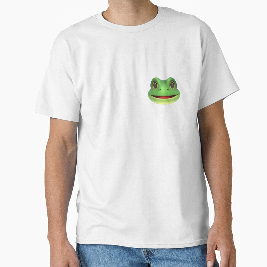 Cute Frog Face Emoji Sticker by MollyElynDesign