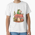 Frog on mushroom cute by GlobalDesigns-