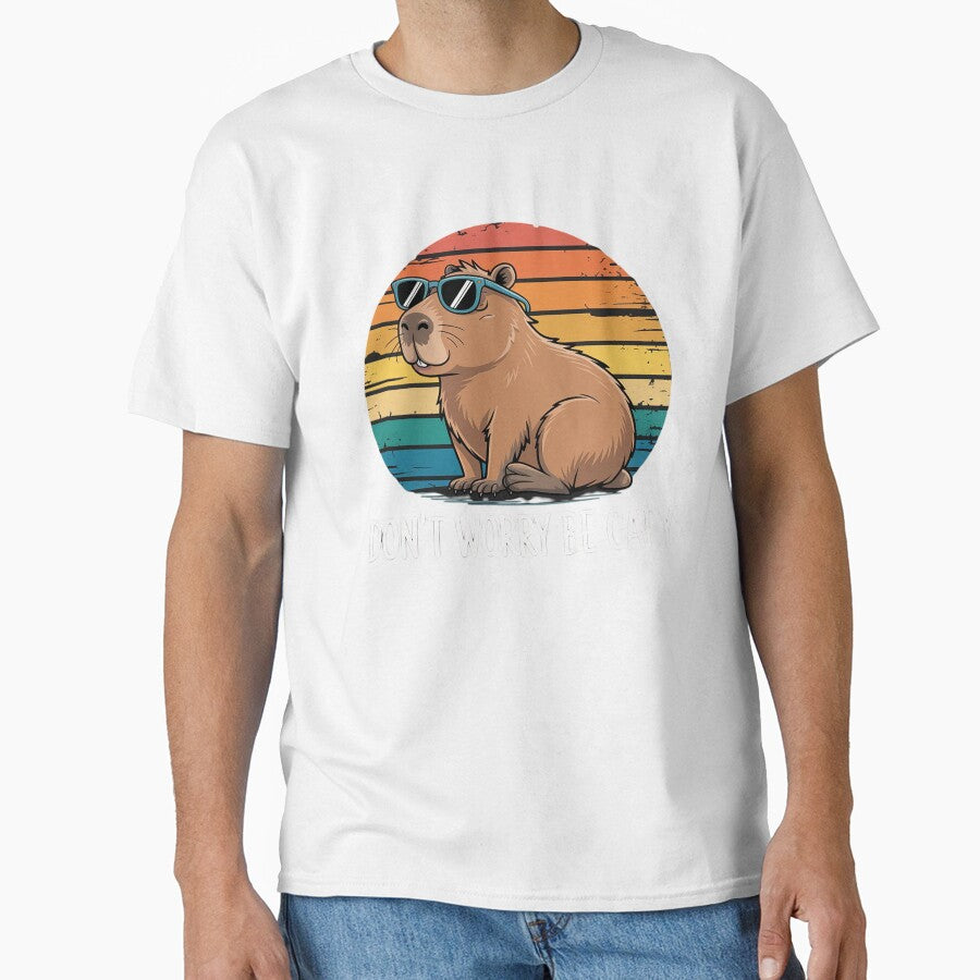 Dont Worry Be Capy Capybara by HaileyRobel