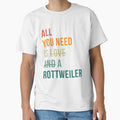 Retro all you need is a Rottweiler dog breed design by 29Bumblebee