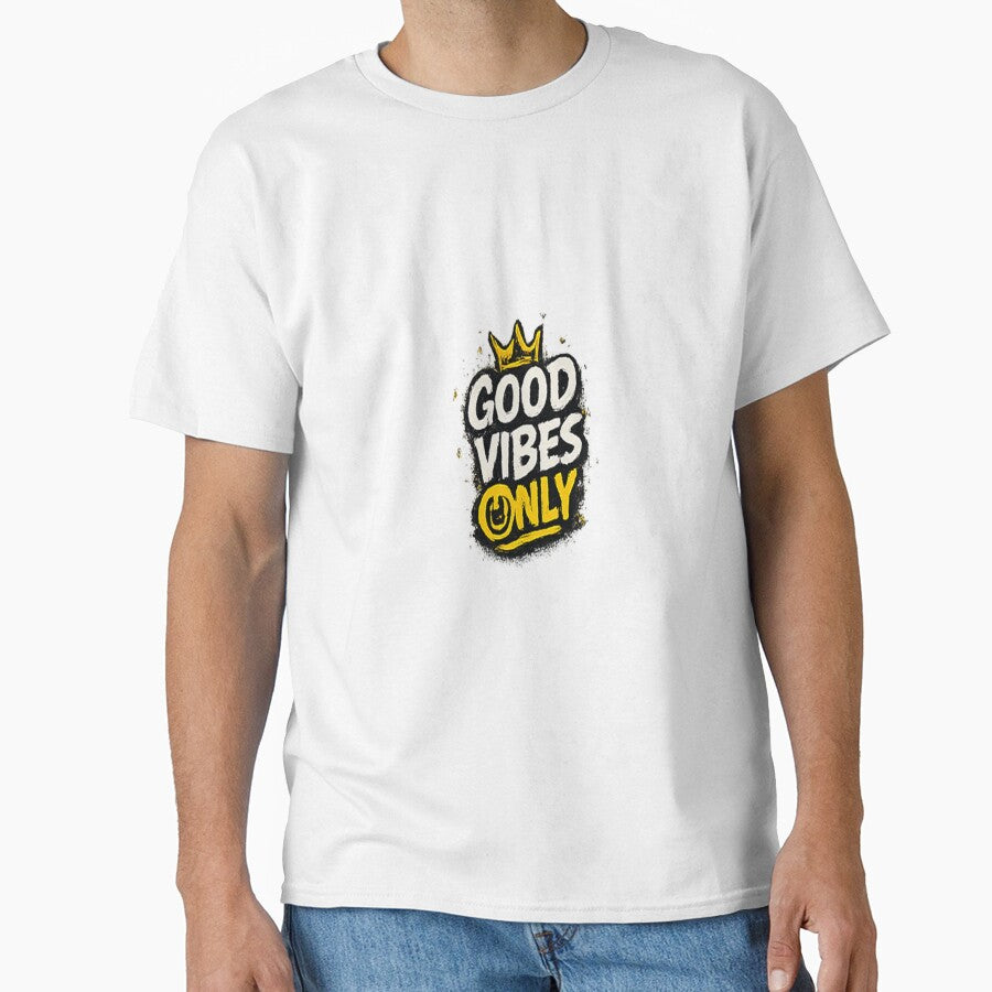 Good Vibes Only Trendy Inspirational Art by just1klik