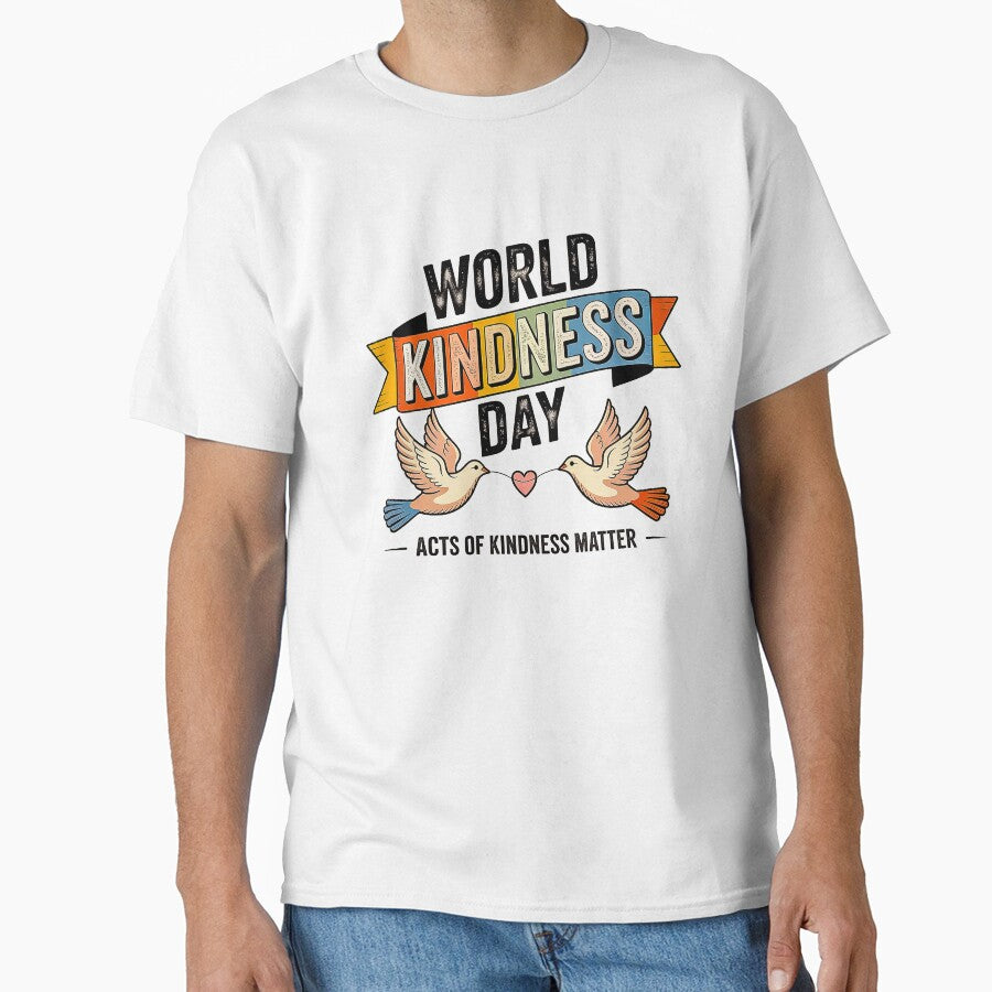 World Kindness Day Retro Doves Acts Of Kindness by Amanda's Factory